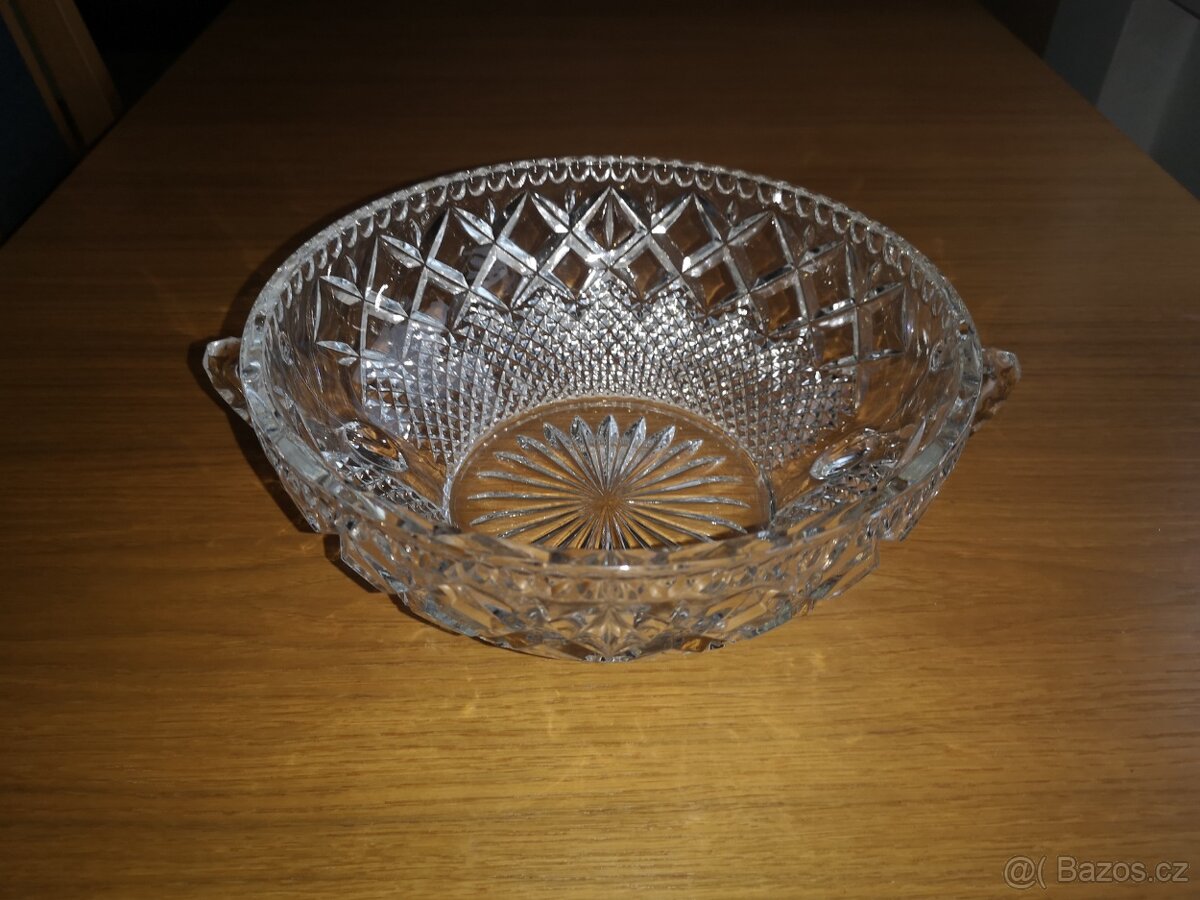 Skleněná mísa - broušená - 1 - 8