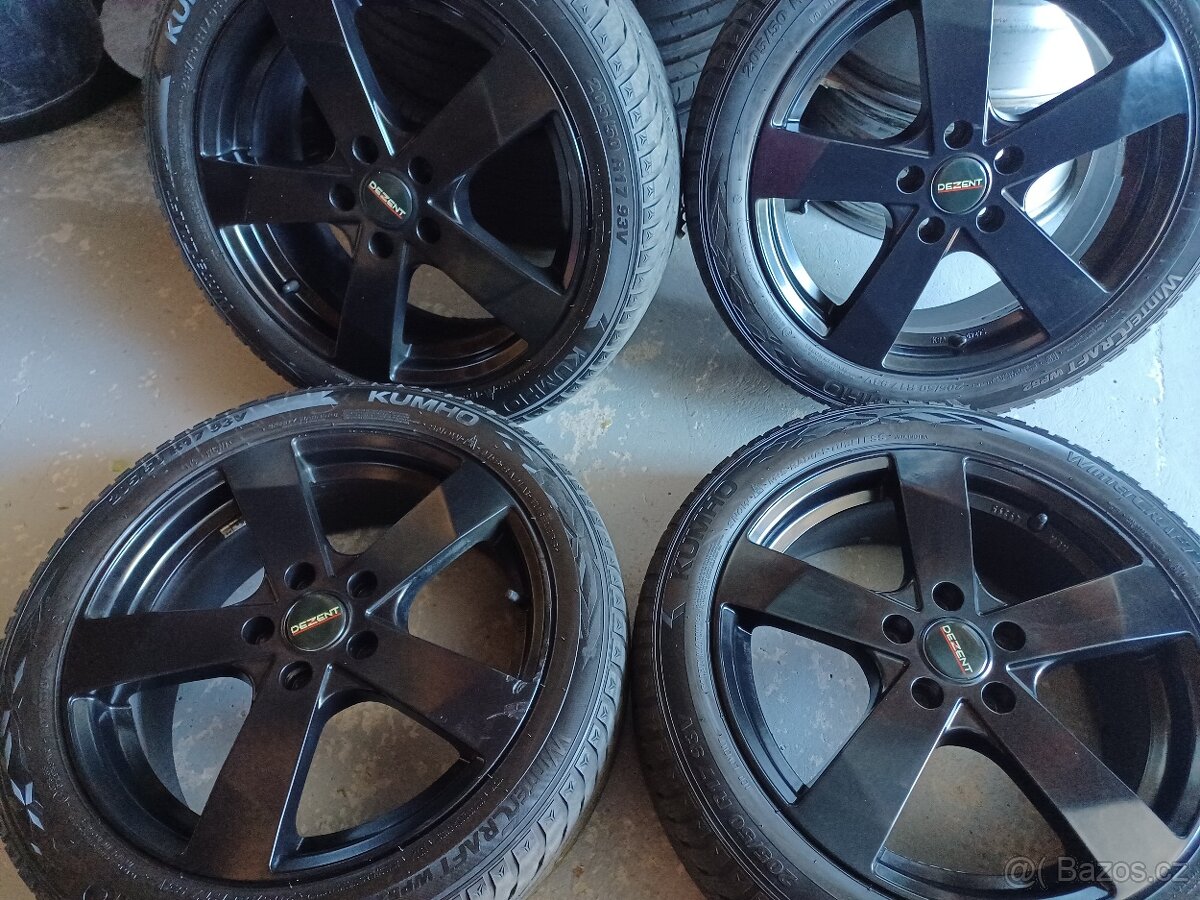 5x112 R17 7j et 48 Dezent cerne Skoda Audi VW Seat - 8