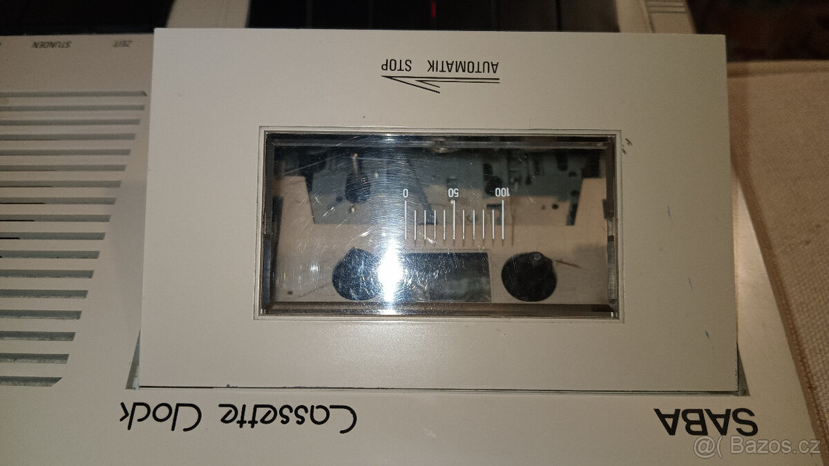 Prodám rádio cassette budík Zn.SABA - 8