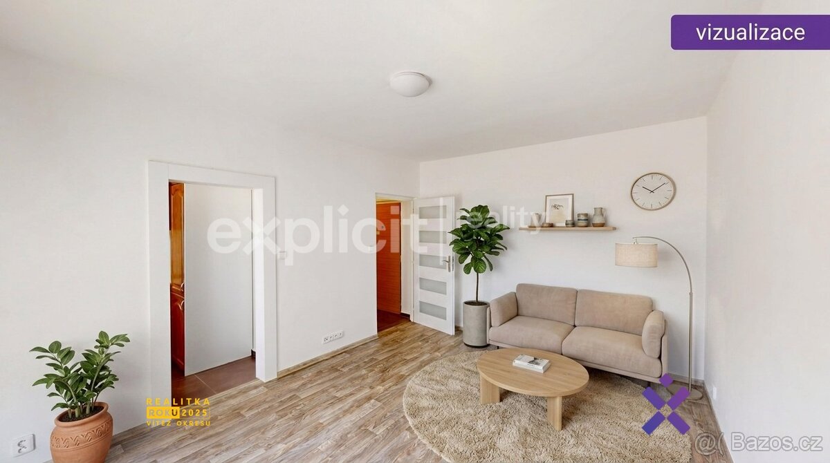 Prodej bytu 2+1 49 m² - Smetanova, Otrokovice, ev.č. 02889 - 8