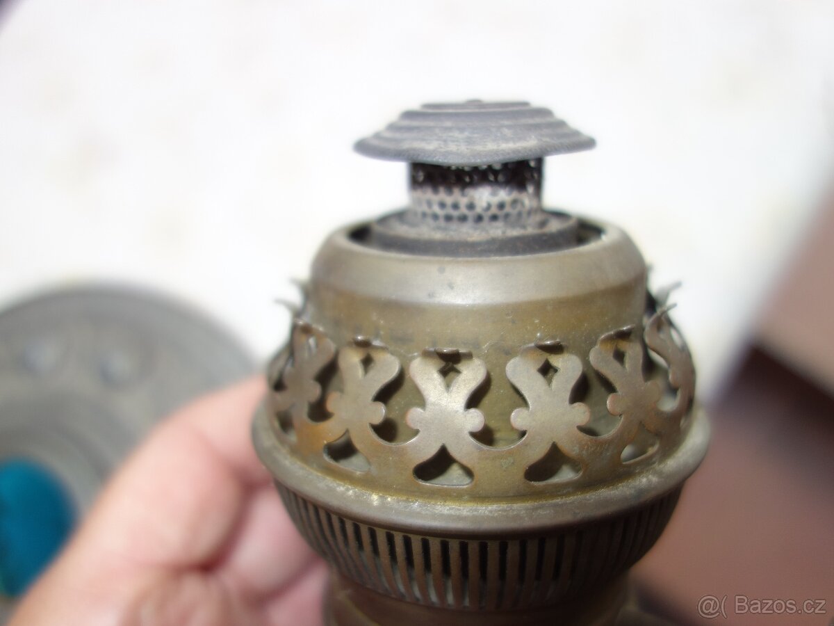 Petrolejová lampa, kulatý knot - 8