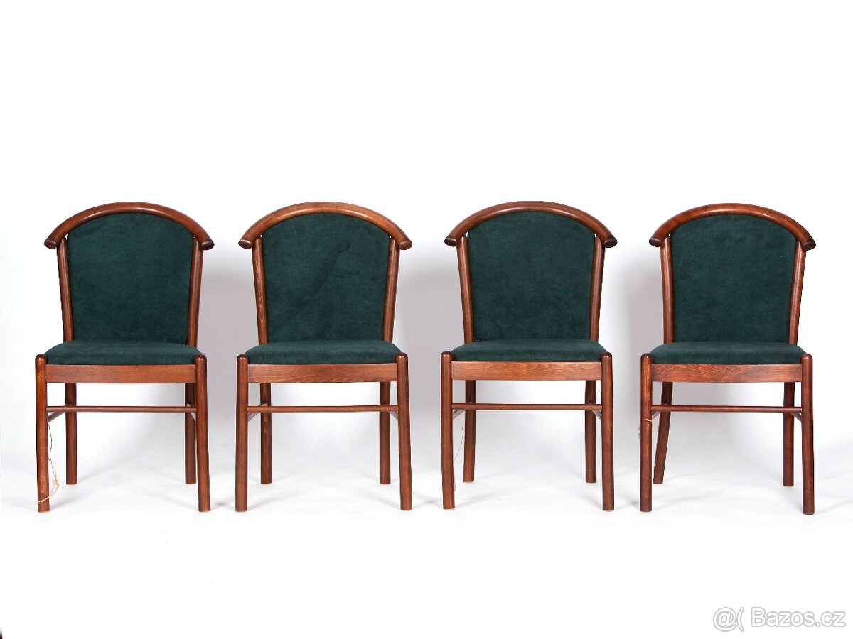 Velké čalouněné židle TON, 4 nikdy nepoužité kusy. - 8