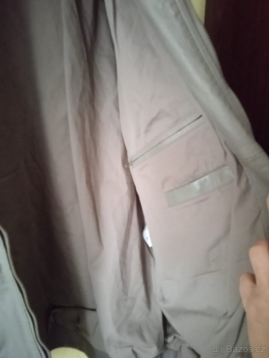 Pánská kožená bunda, velikost 58 - 8