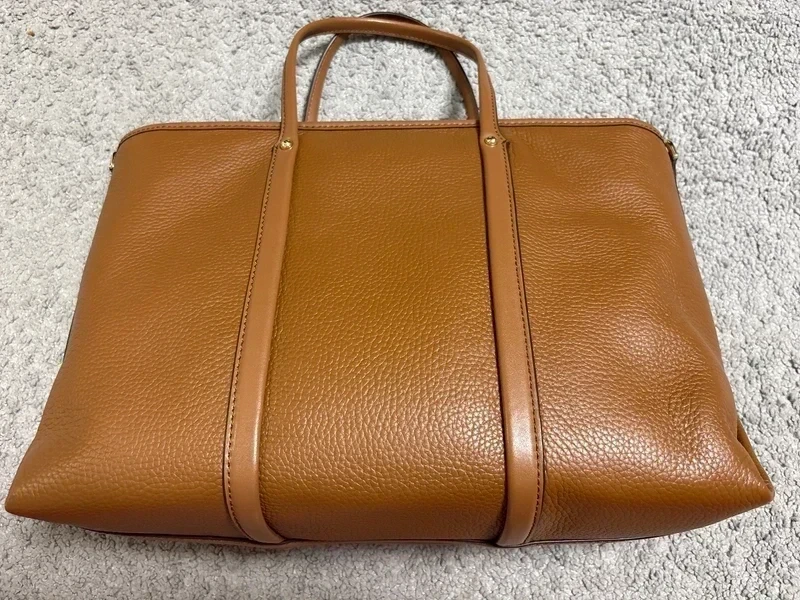 Michael Kors Beck hnědá kožená kabelka - 8