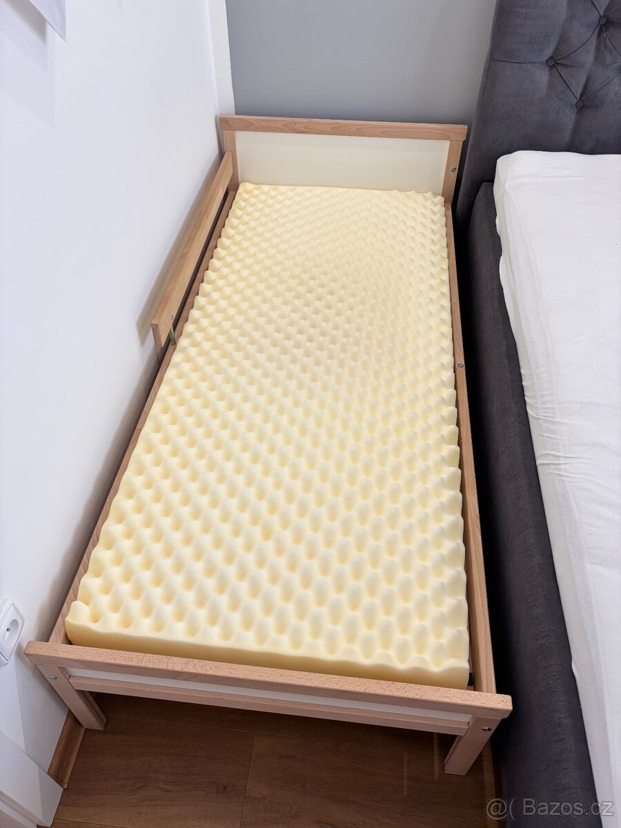 IKEA Dětská postel se zábranou vč. roštu a matrace - 8