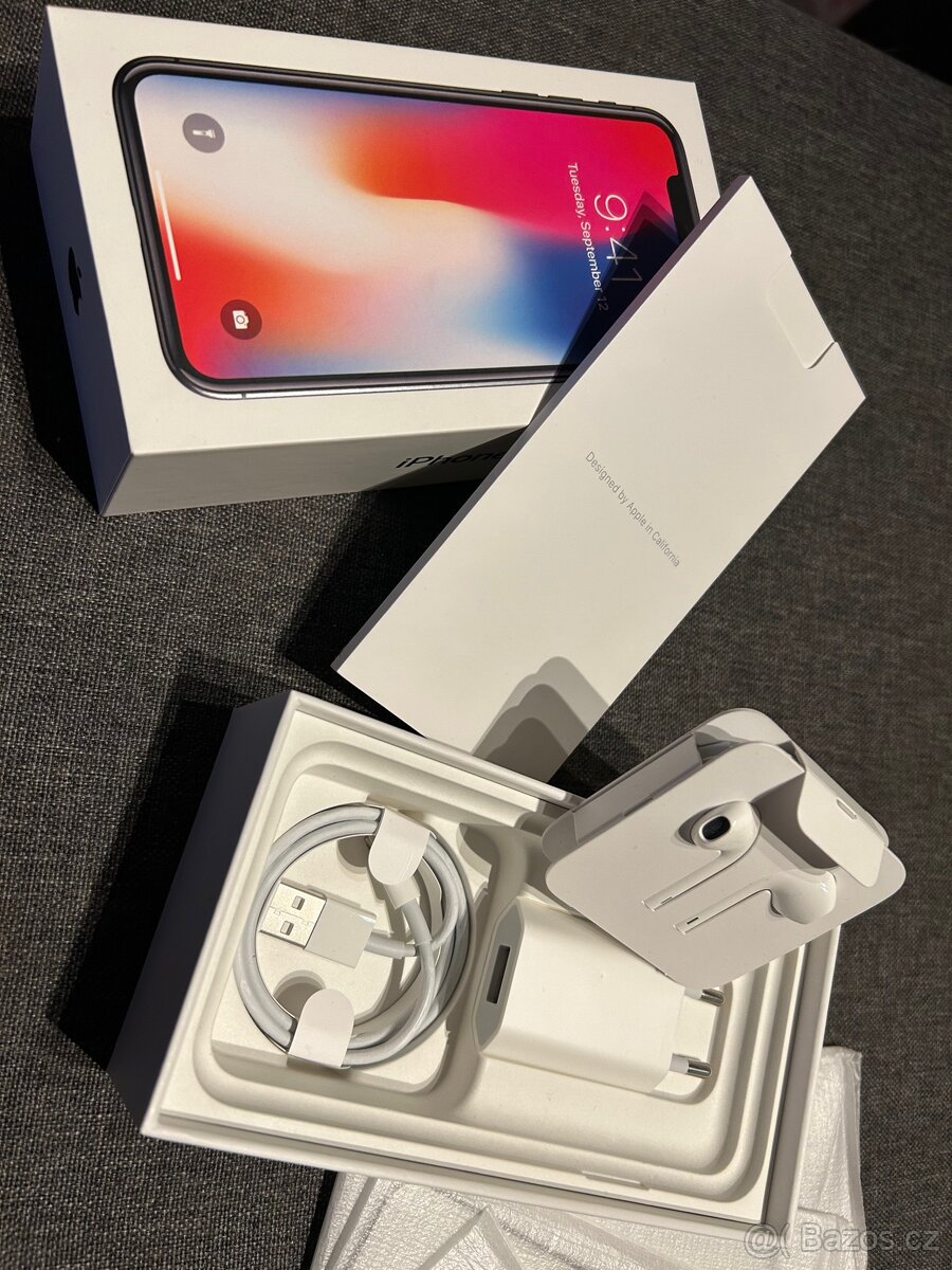 Iphone X 64GB, pěkný bat.100% - 8