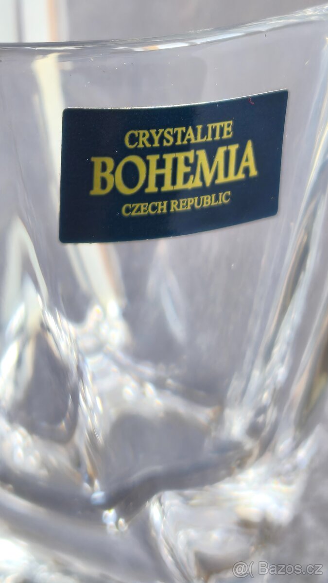 Crystalite Bohemia QUADRO dvě sady slenic na panáky - 8