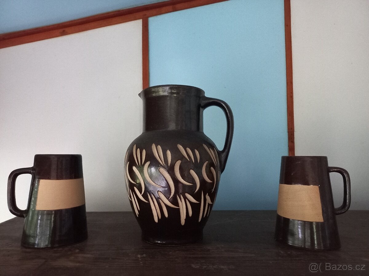 Ručně malované talíře- keramika - 8