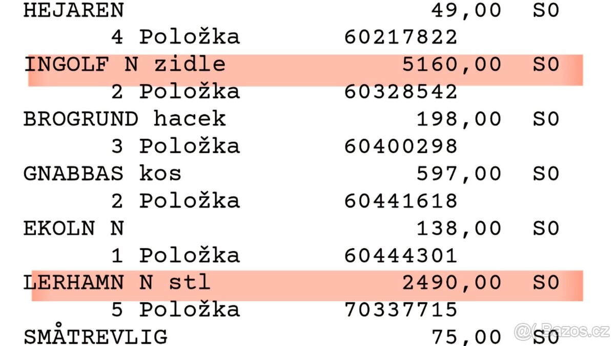 Stůl LERHAMN a 4 židle INGOLF - 8