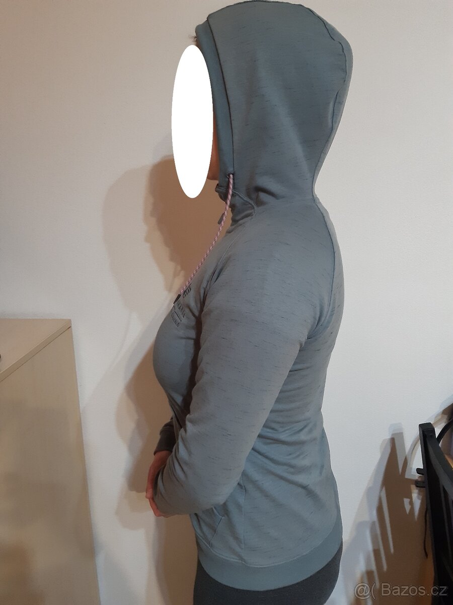 Dámská bavlněná mikina na zip s kapucí Alpine Pro vel. S - 8