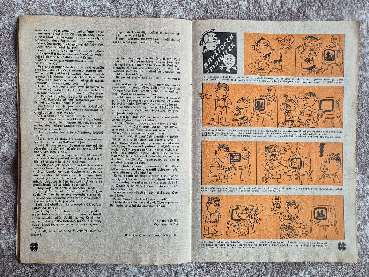 Čtyřlístek č.1 vynález profesora myšpulína - 8