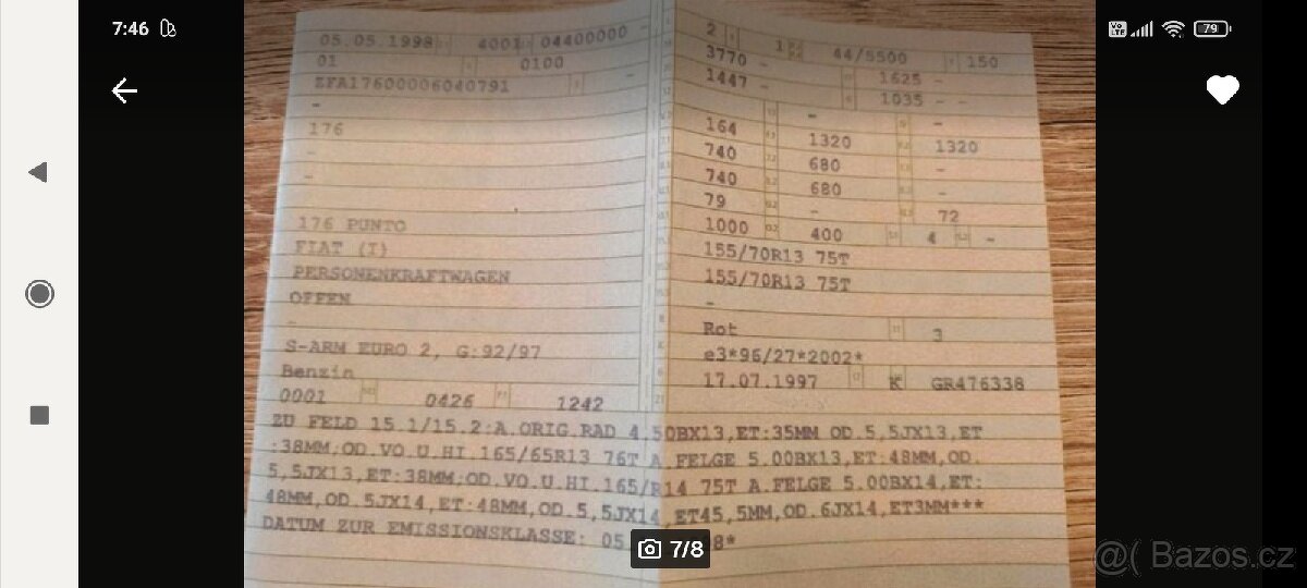 Fiat Punto Cabrio 1.1,44kw - 8