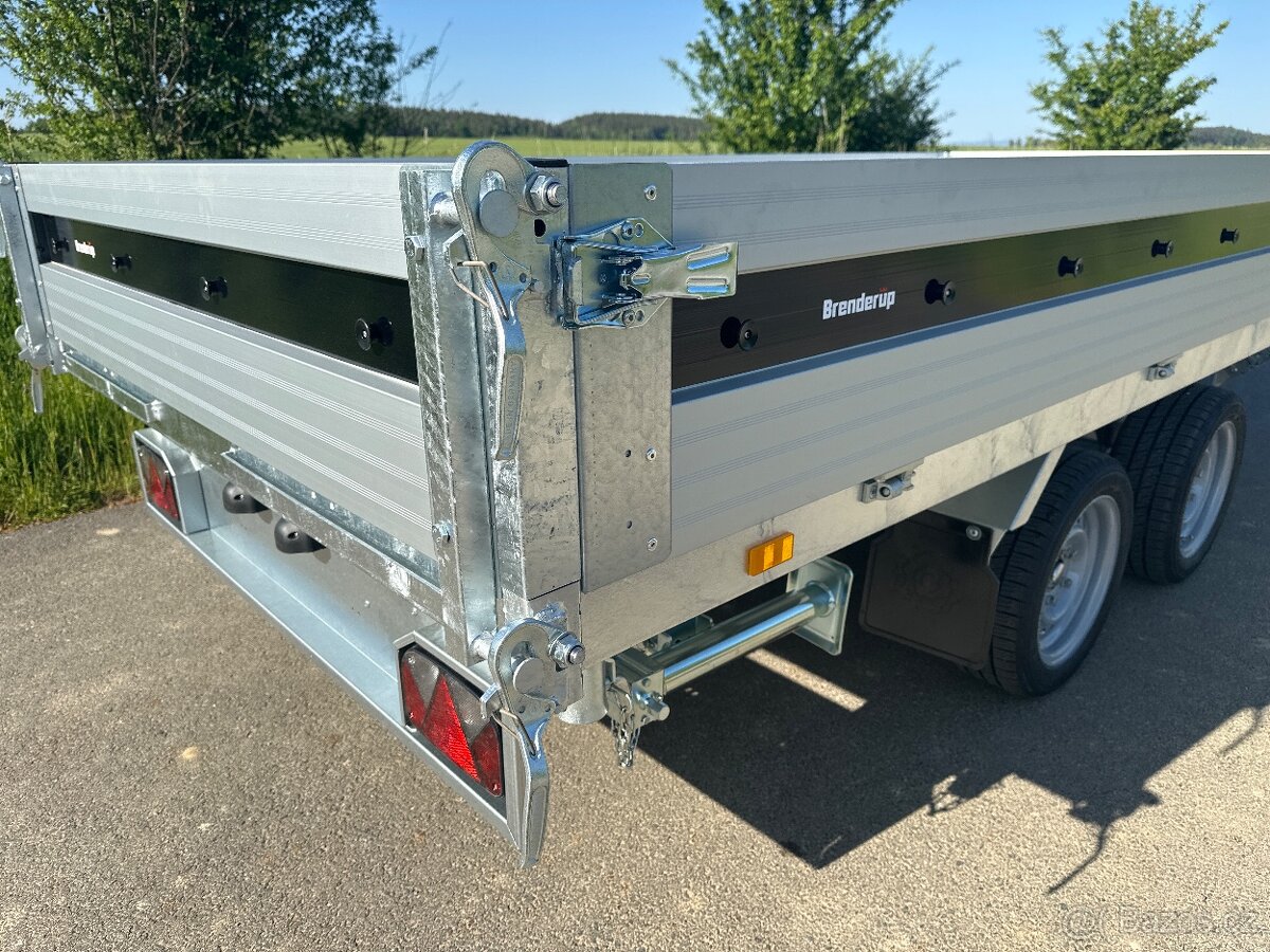 Přívěsný vozík sklopný 375x180cm 3500kg - 8