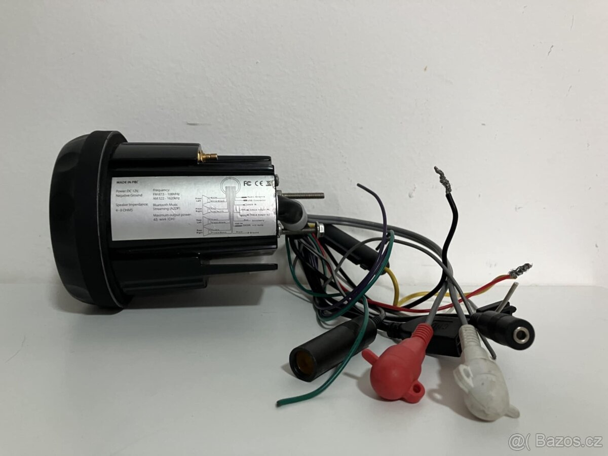 VELEX 163D autorádio voděodolné IPX6,DAB,Bluetooth,FM,USB 4x - 8