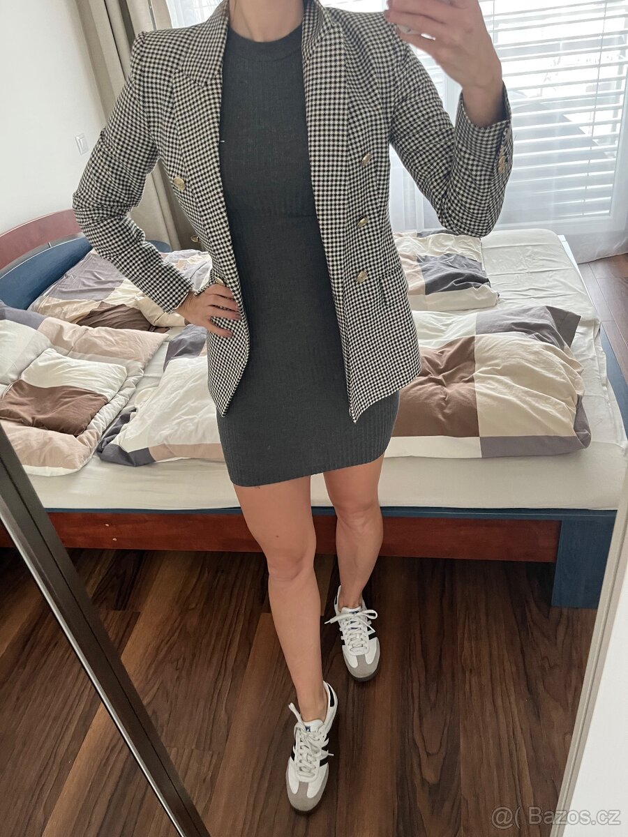 Teplé šedé šaty Tommy Hilfiger - 8