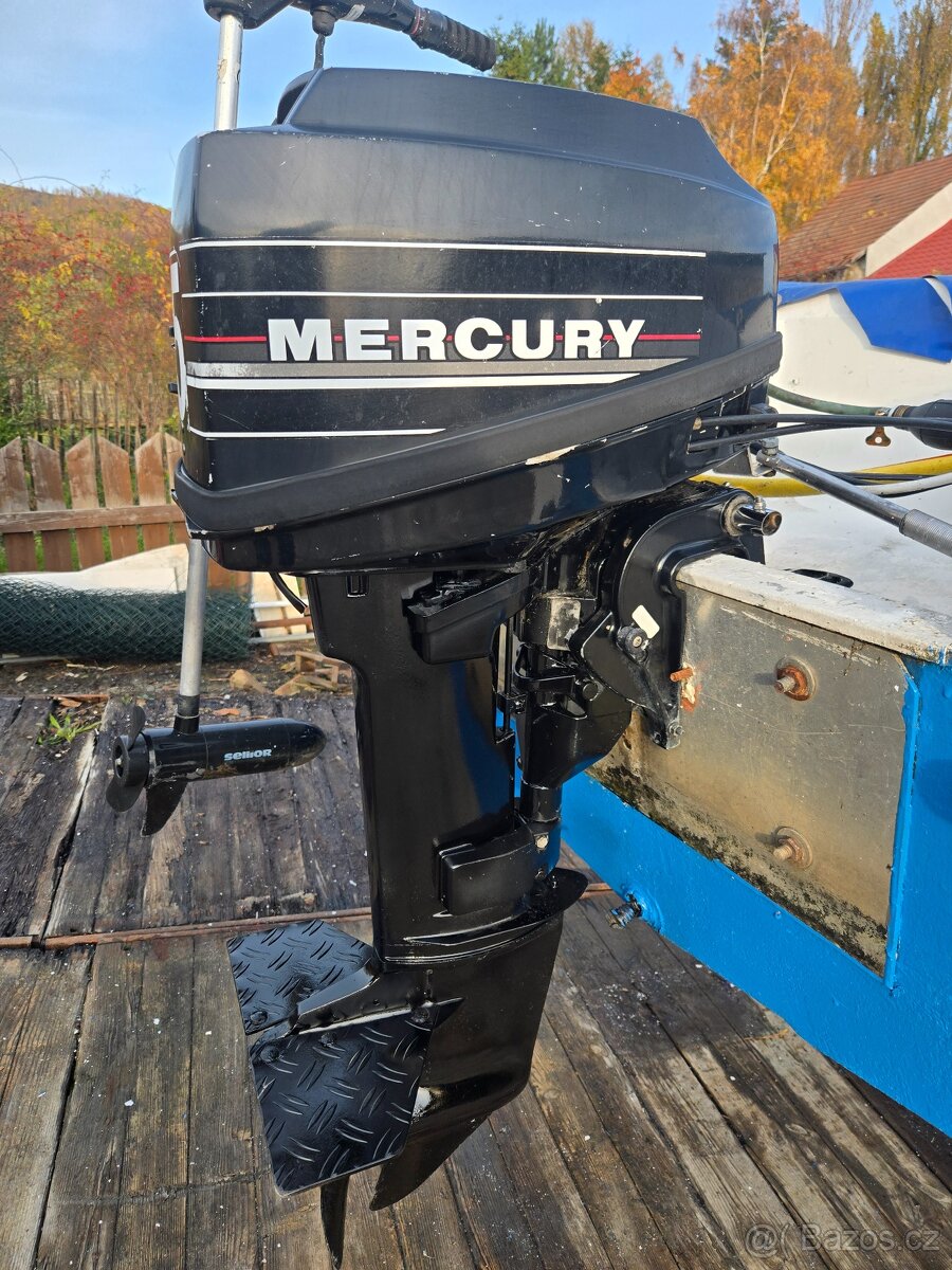 Lod, člun 5x1.9m, i vlek, motor elektrický start - 8