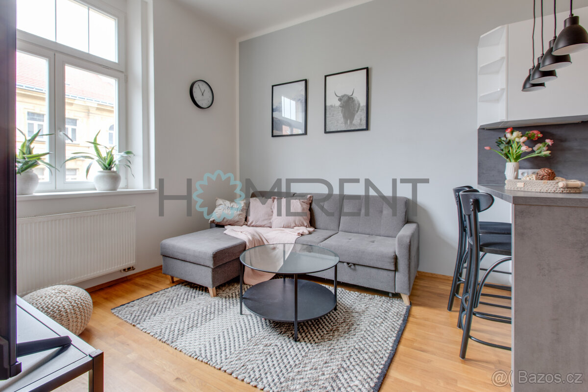 Prodej - krásný a světlý byt 2+kk (45 m²) po rekonstrukci, P - 8