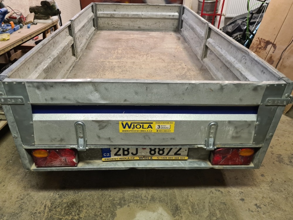 PŘÍVĚSNÝ VOZÍK WIOLA DVOUOSÝ - - 8