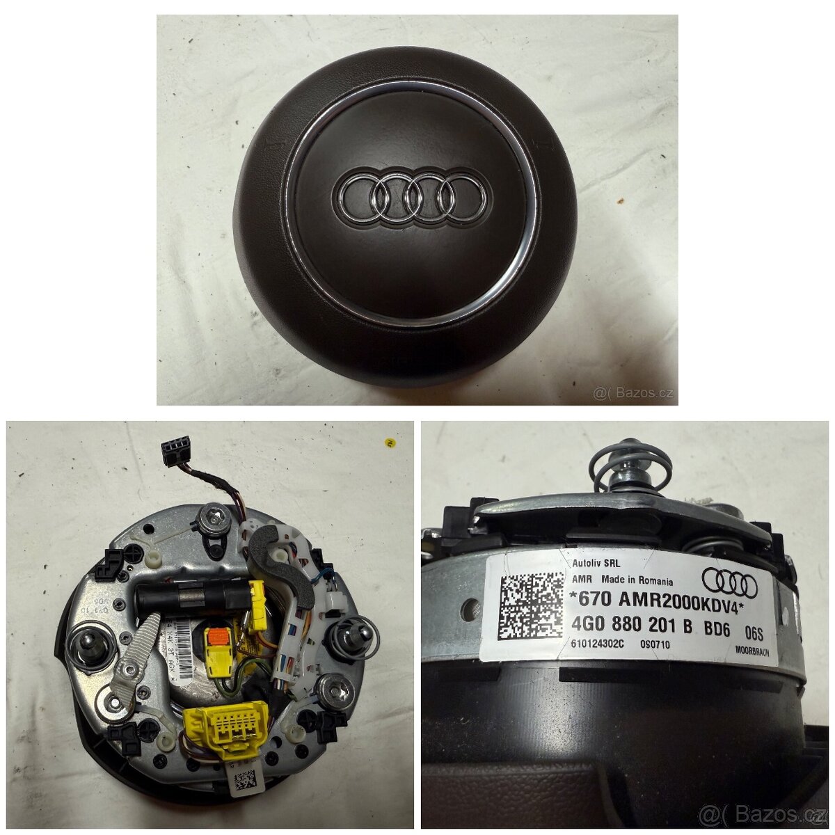 Kompletni airbagova sada + palubni deska - Audi A7 - 8