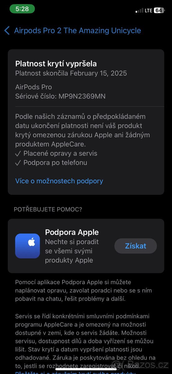 Apple Airpods Pro 2nd Gen with Magsafe and USB C na záruku - 8