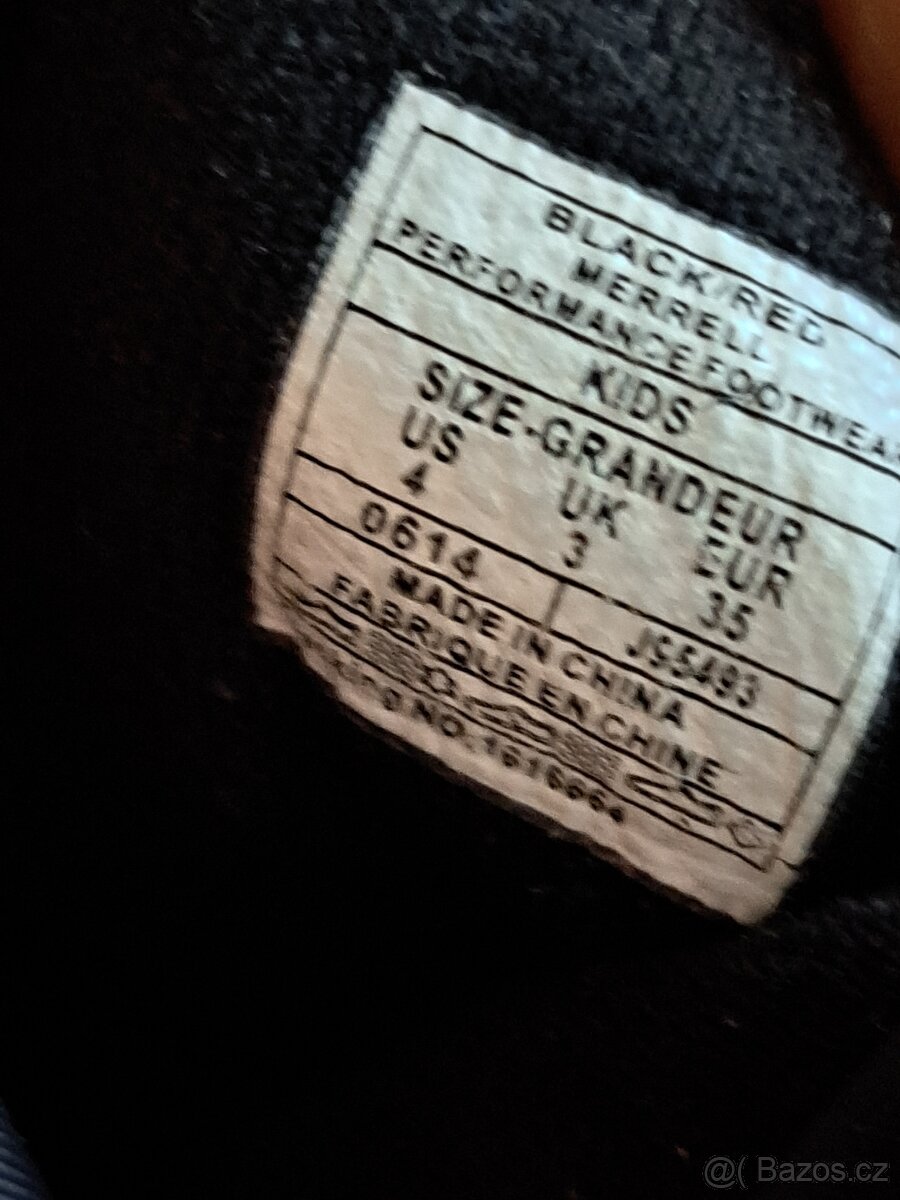 Dětské sněhule Merrell MOAB ARCTIC WATERPROOF v.35 - 8