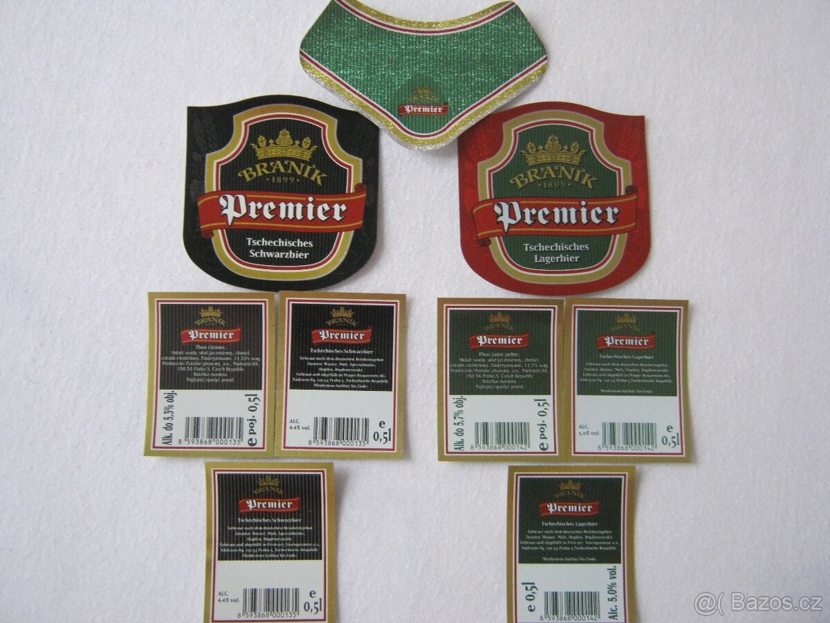100ks 2007-2025 pivní etikety Praha Braník Staropramen - 8