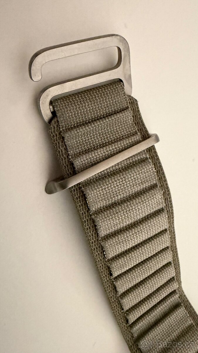 Řemínek apple watch ultra 49mm Alpine loop olive - 8