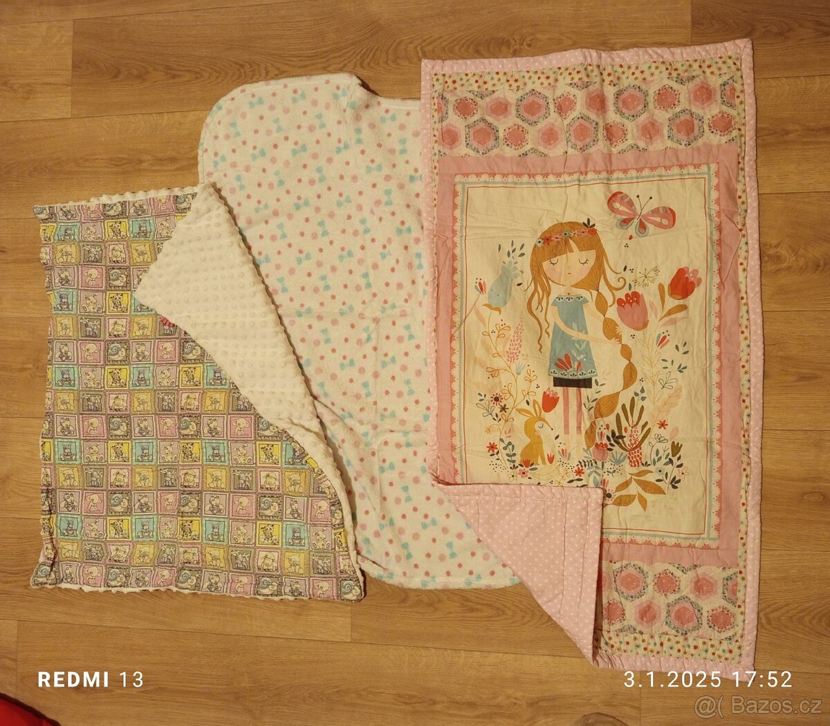 Fusaky,pytle,mantinel + kapsář,deky,věci do postýlky - 8