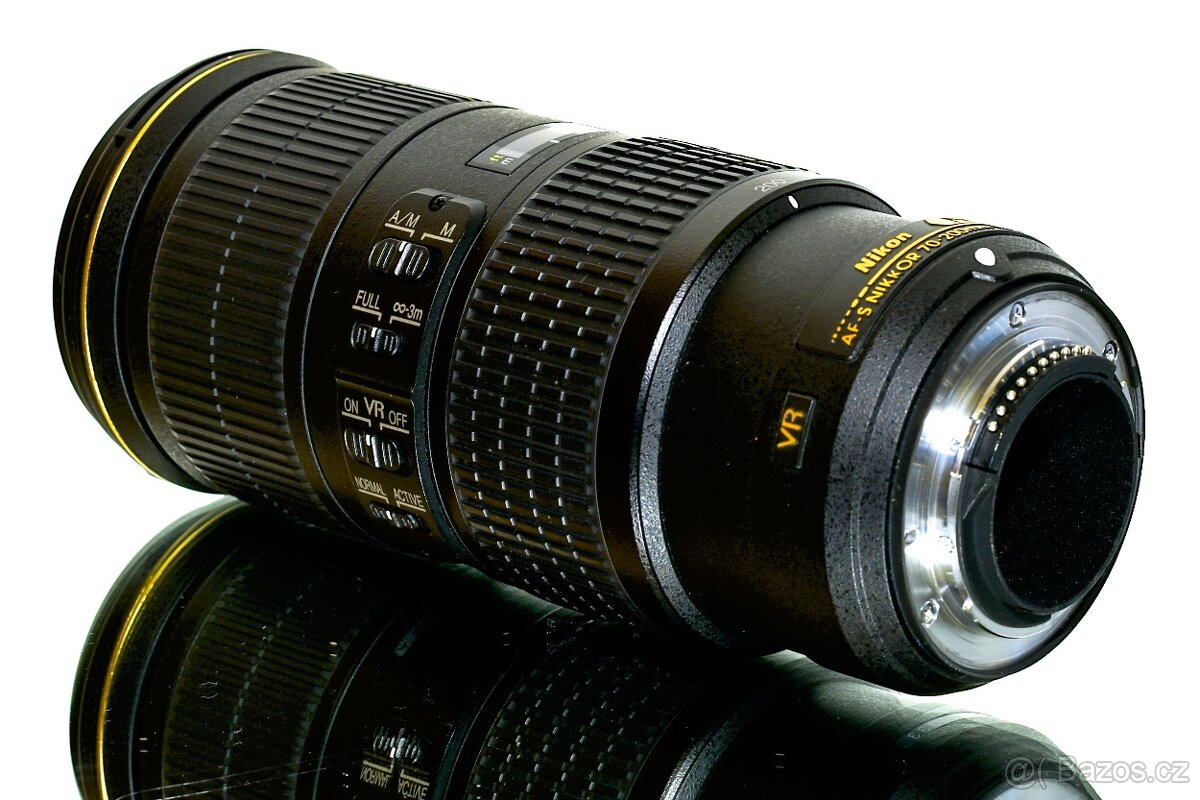 Nikon AF-S 70-200mm F/4 ED VR + UV filtr TOP STAV - 8