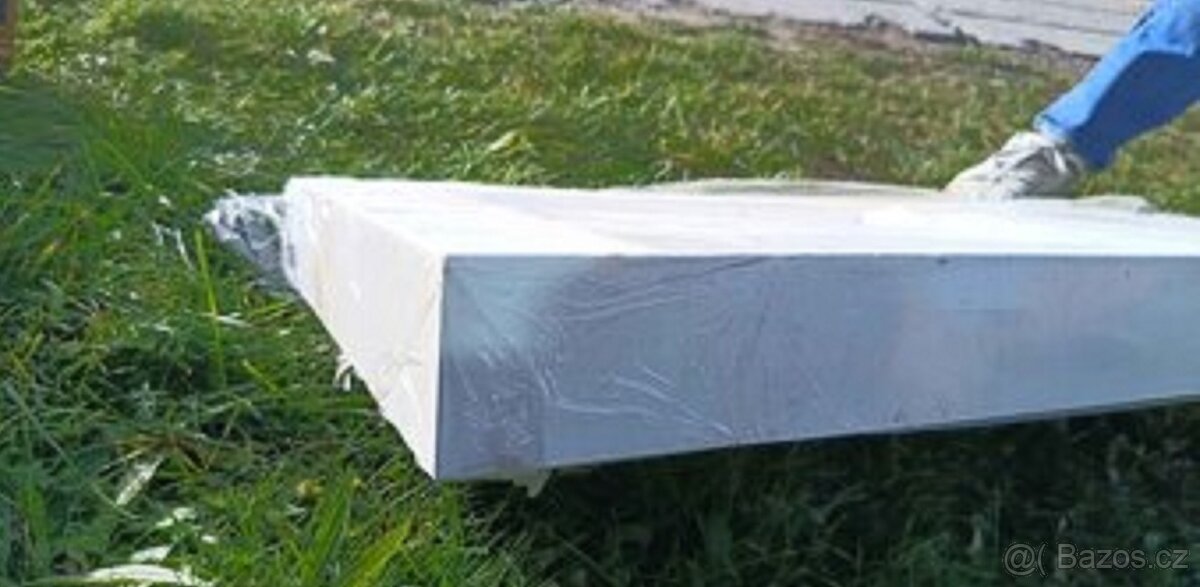 Luxusní dvojumyvadlo Litý mramor š 120x46cm-nové - 8