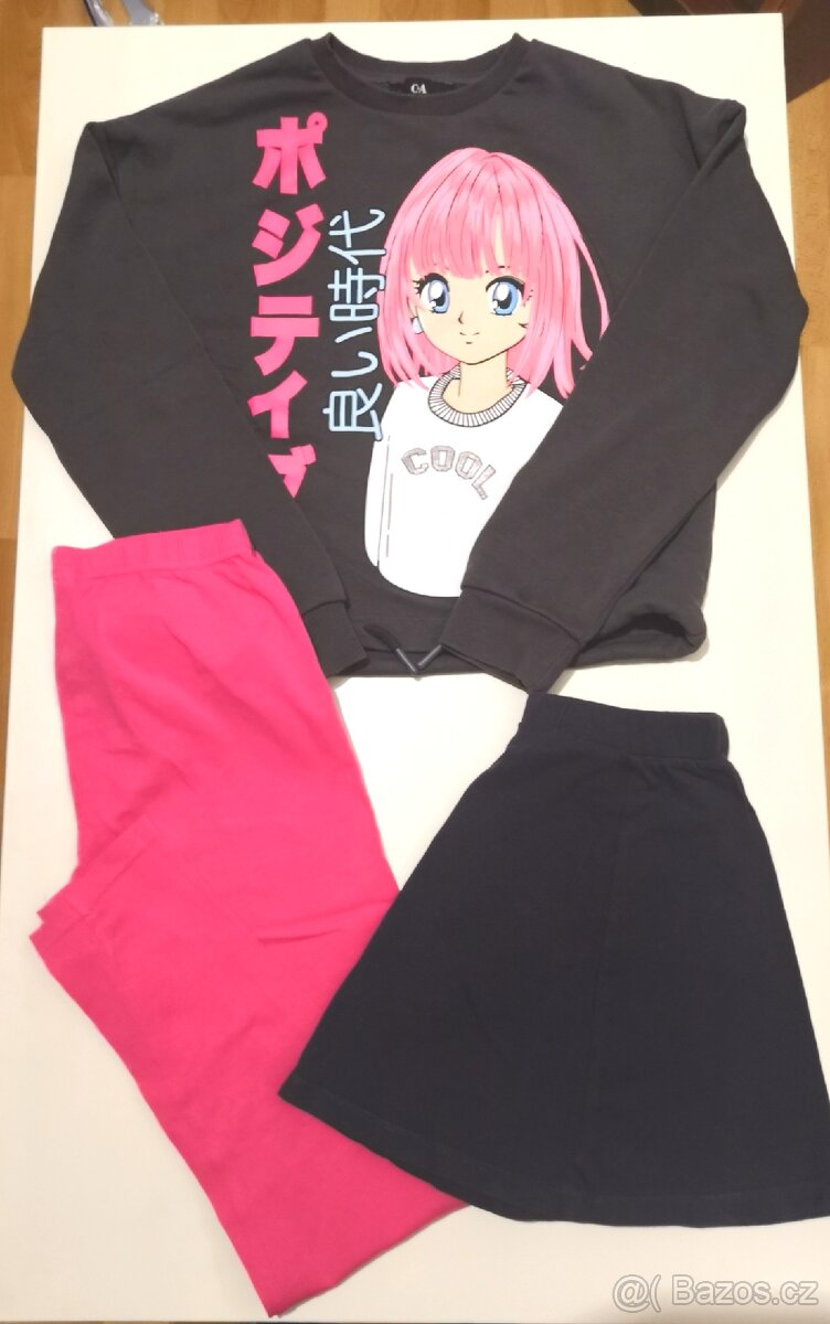 Dívčí oblečení vel. 146 - 152 - 8