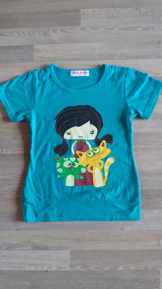 Dívčí trička s krátkým rukávem vel.122/128 - 8