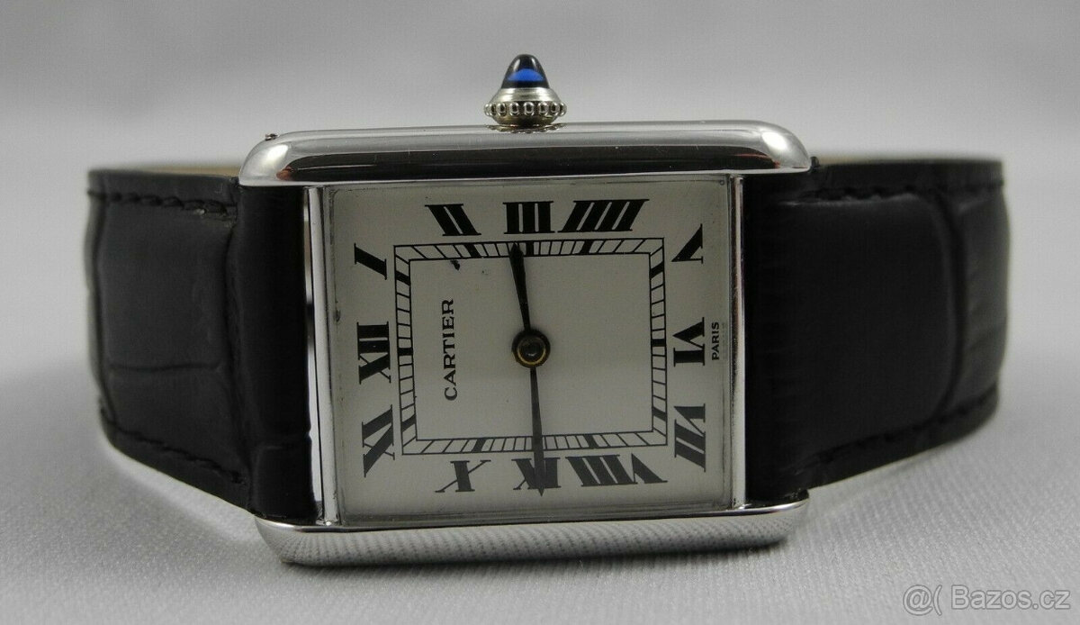 Hodinky Louis Cartier Tank 750 z bílého zlata, ručně natahov - 8