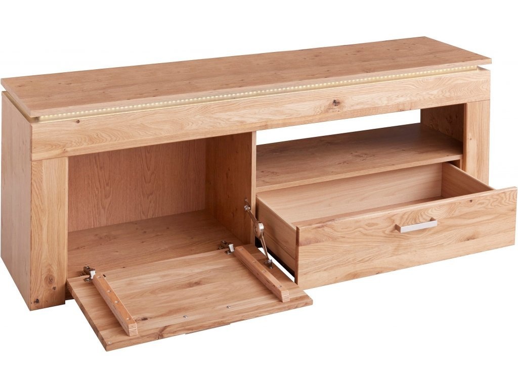 Obývací stěna Lyon z divokého masivního dubu Germany - 8