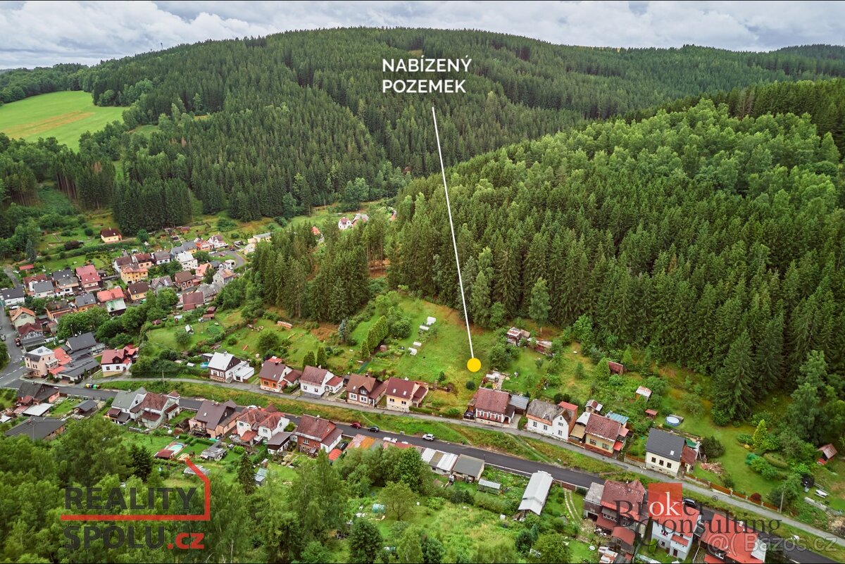 Prodej, pozemky/bydlení, 920 m2, Západní, Kraslice, Sokolov - 8