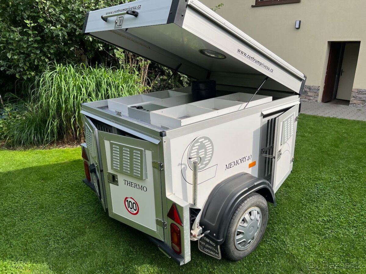 WT metall TH3 přívěsný vozík na psy - 8