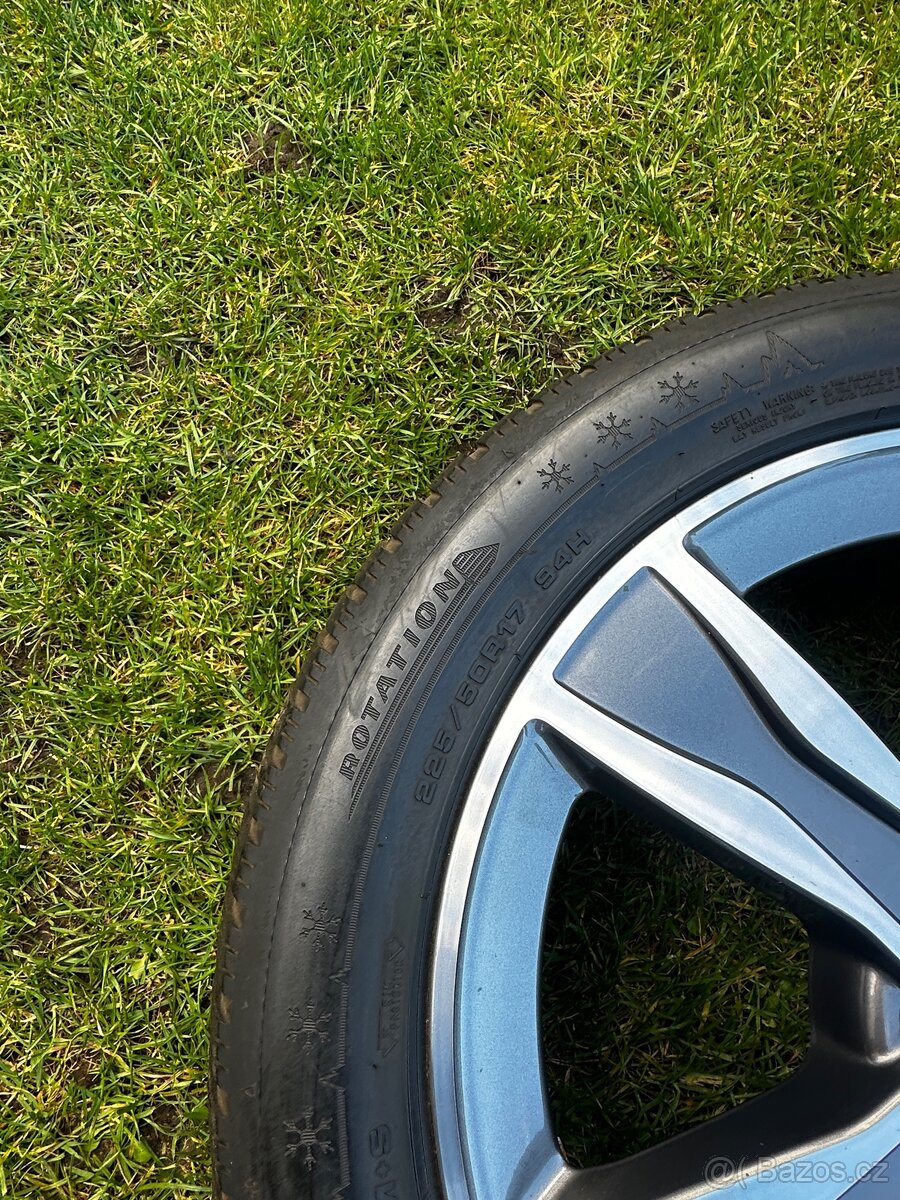4x alu kola Mercedes + Dunlop Winter Sport 5 225/50 R17 94H - 8