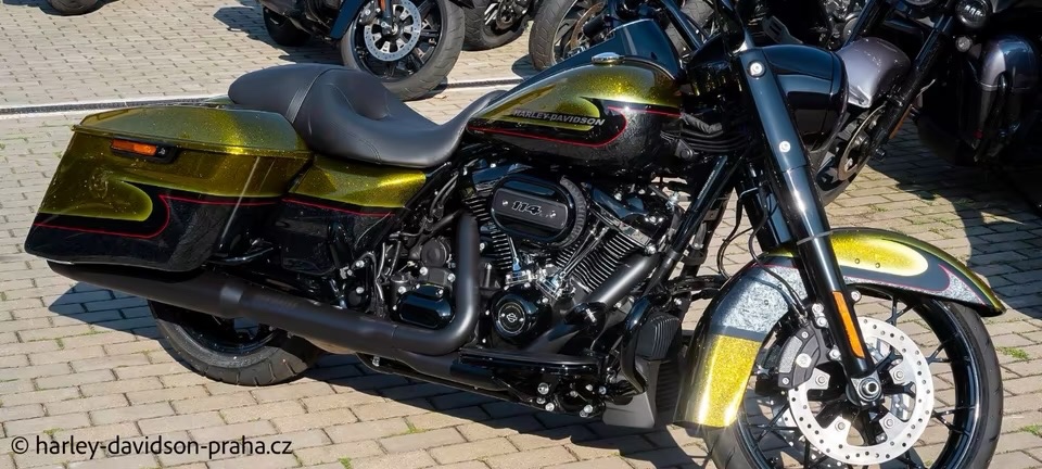 Harley-Davidson Road King – CVO Paint Set – HardCandy Yellow - 8