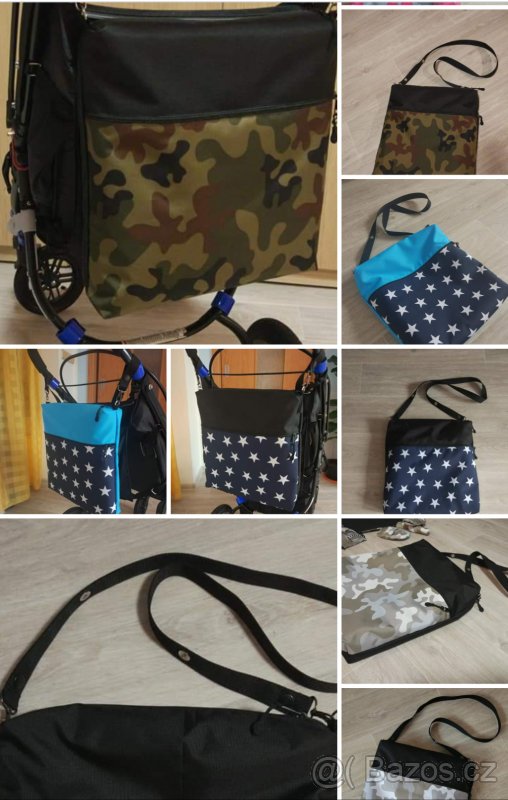 Taška na kočárek , šití na zakázku - 8