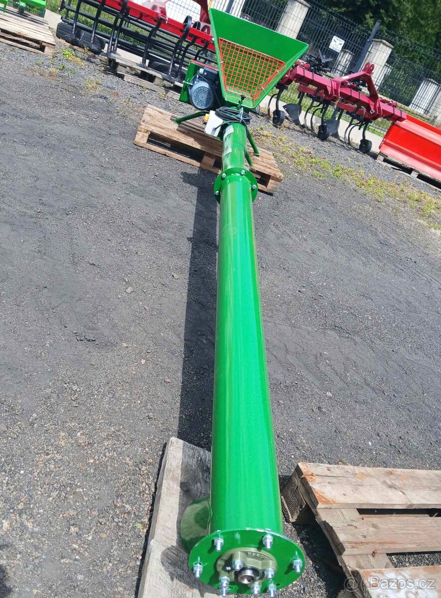 Šnekový dopravník AGRO-MR s násypkou - 8
