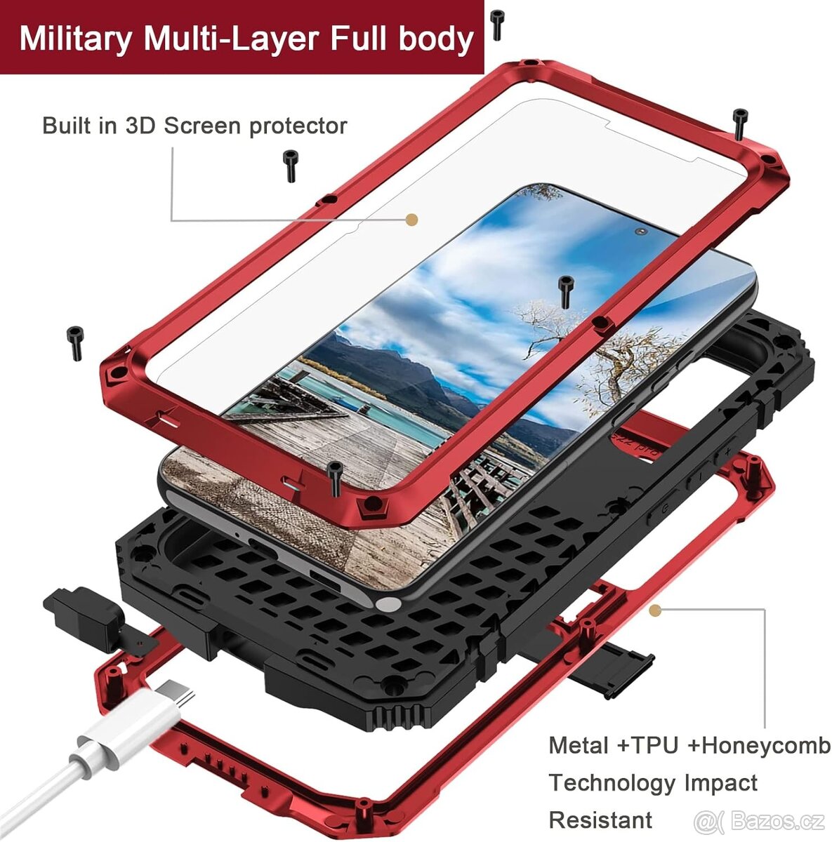 NINKI pouzdro pro Samsung Galaxy S23 Plus s ochranným sklem - 8