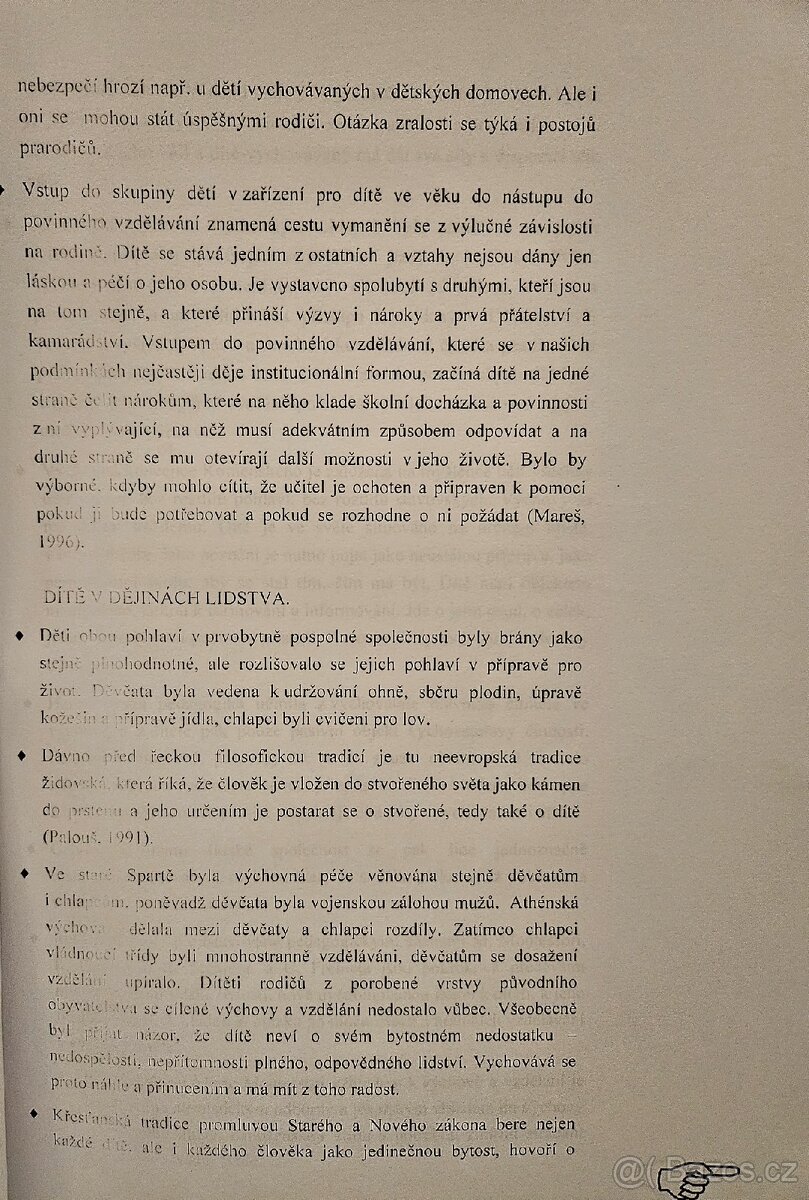 Vstup do otázek vědy o výchově, R. Burkovičová, 2002 - 8