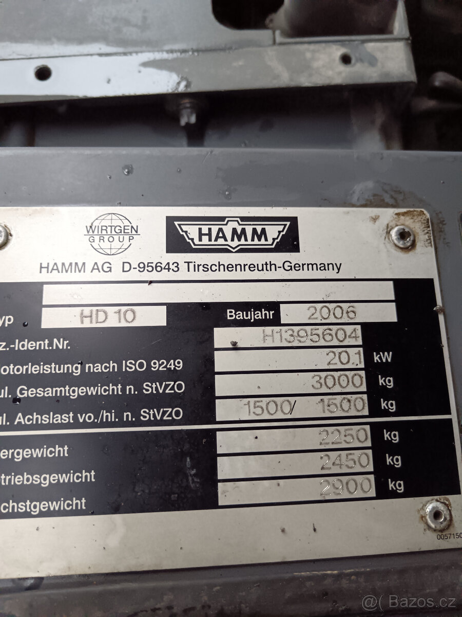 HAMM H10 3 TUNY vibrační válec - 8