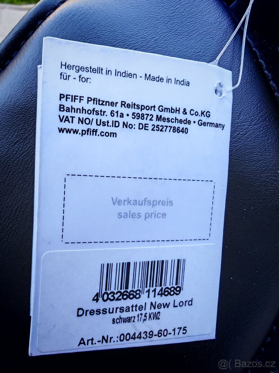 Všestranné sedlo PFIFF New Lord 17,5" - 8