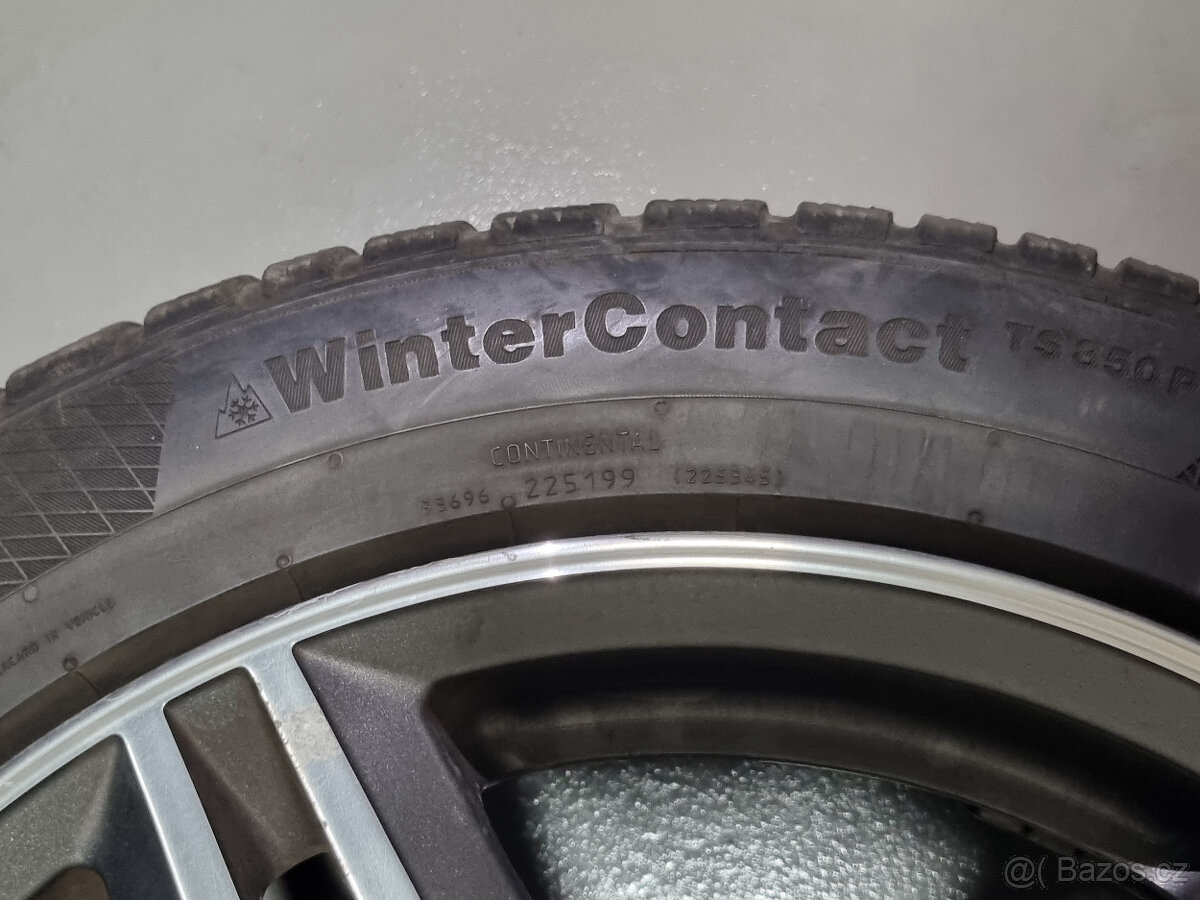 Prodám alu 17 + zimní pneu Continental 235/45 - 8