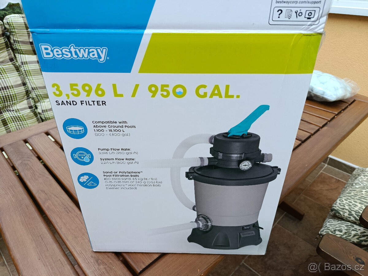 Marimex Florida 2,44x0,76 m,kompletní s filtrací.Záruka 1,5r - 8