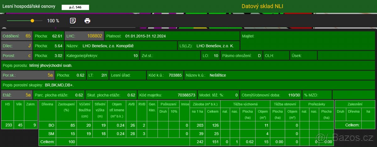 Prodám pozemky v katastrálním území Neštětice - 8