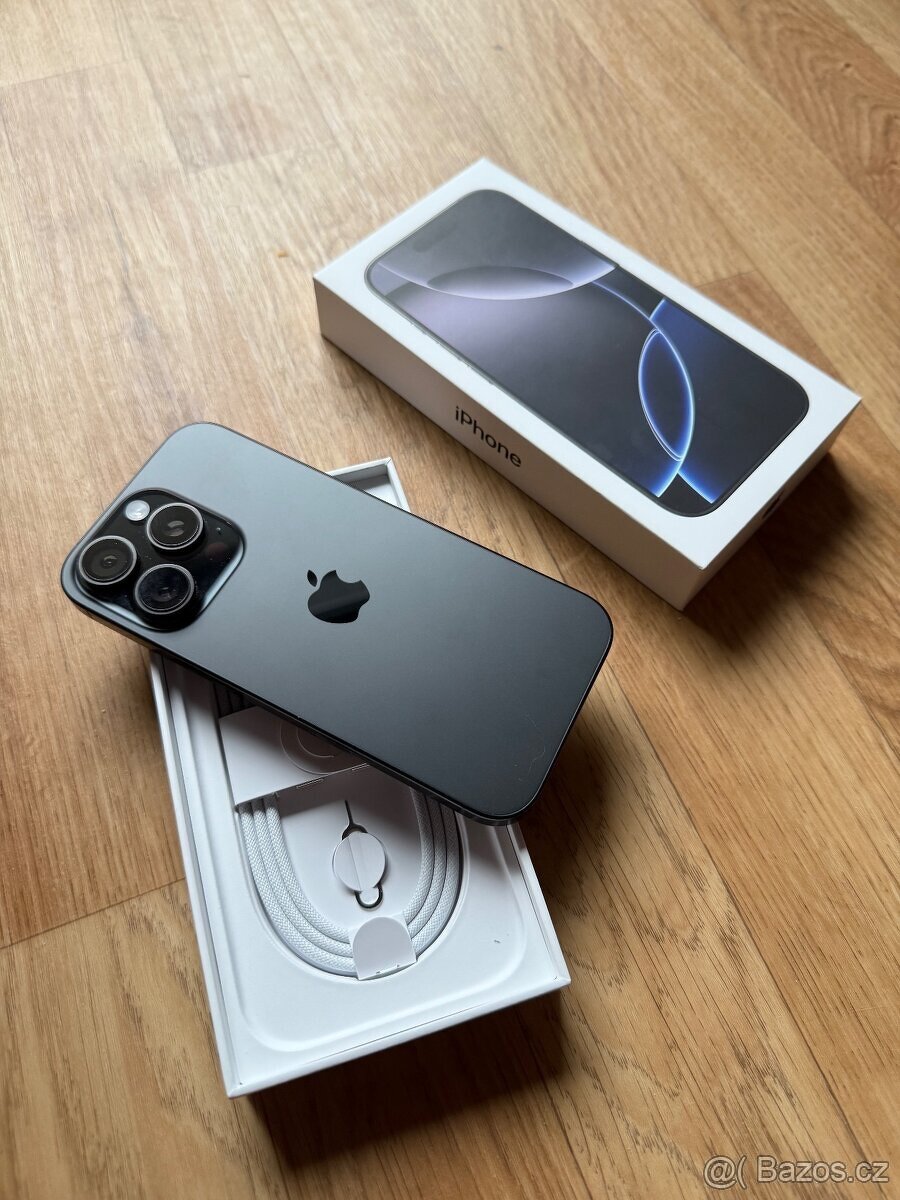 Apple iPhone 16 Pro 128GB černý titan - 8