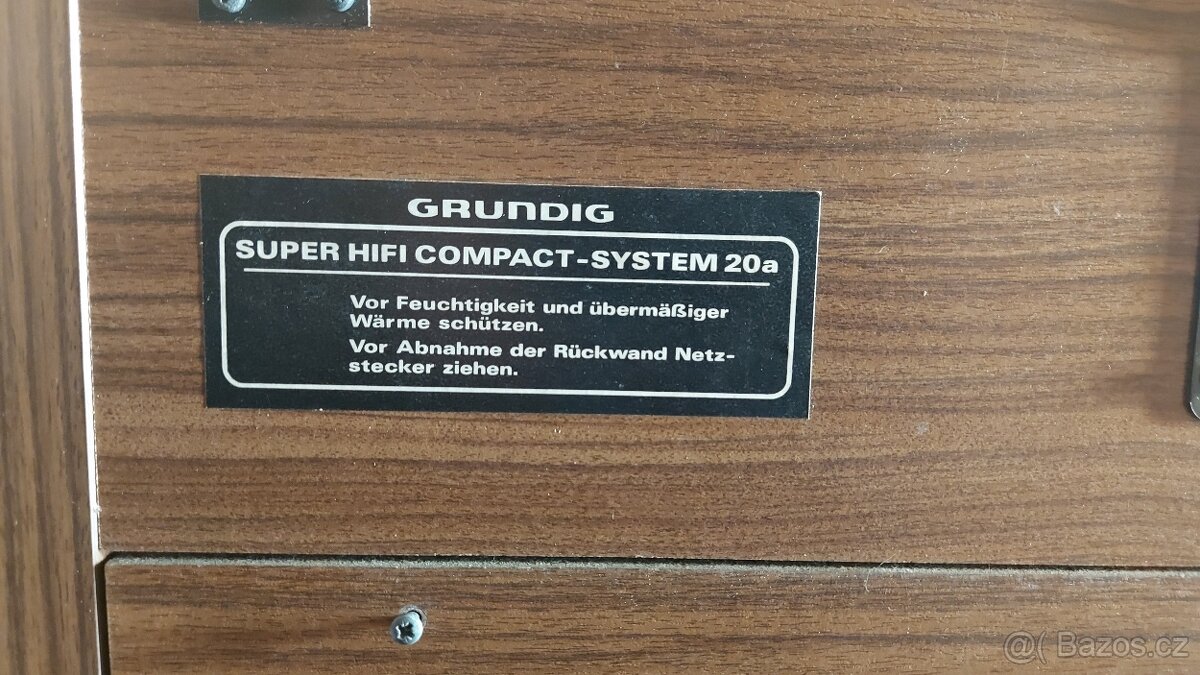 Grundig super hifi compact - system 20a, - 8