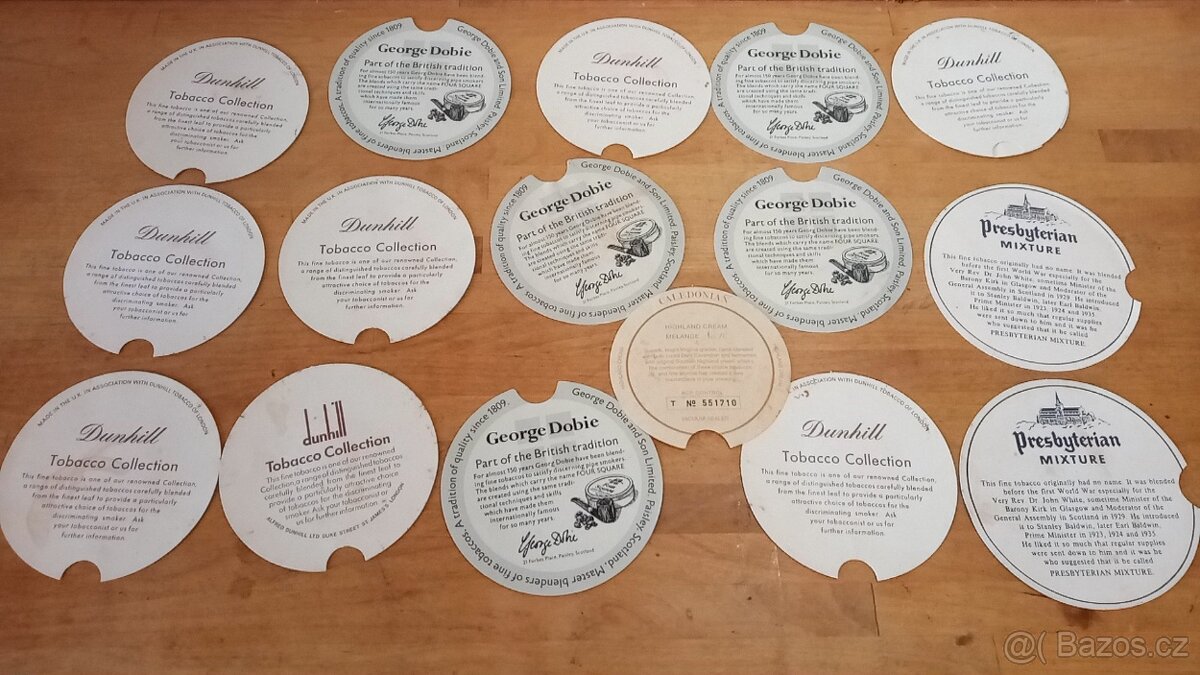 Plechovky, obaly, sáčky od tabáku, cigaret viz foto - 8